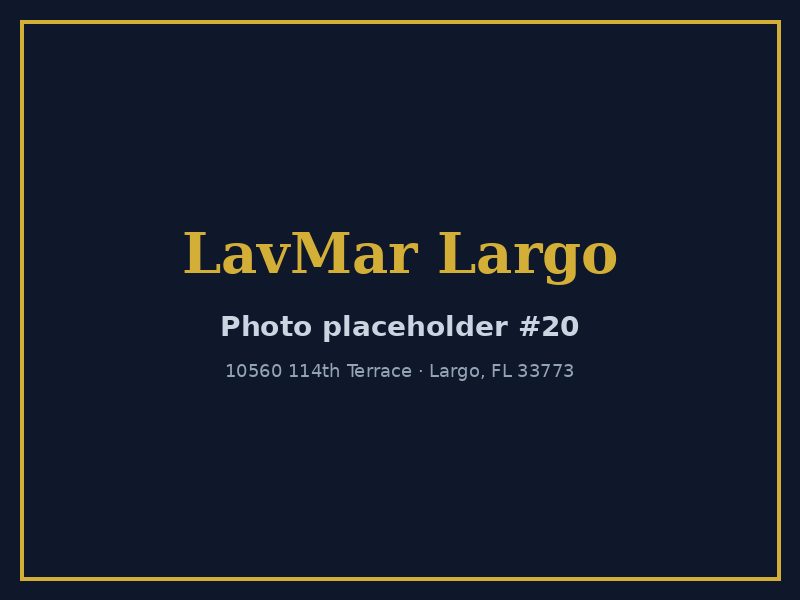 Photo 20 of the furnished rental at 10560 114th Terrace Largo FL