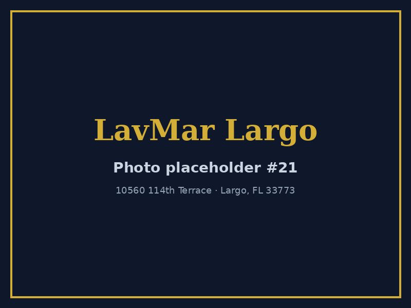 Photo 21 of the furnished rental at 10560 114th Terrace Largo FL