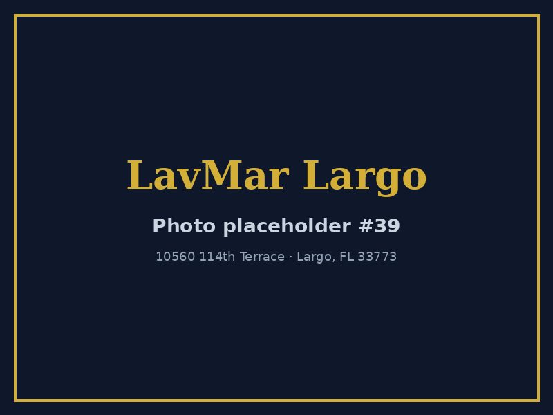 Photo 39 of the furnished rental at 10560 114th Terrace Largo FL