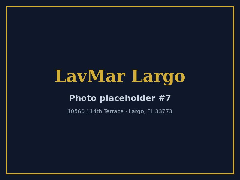 Photo 7 of the furnished rental at 10560 114th Terrace Largo FL